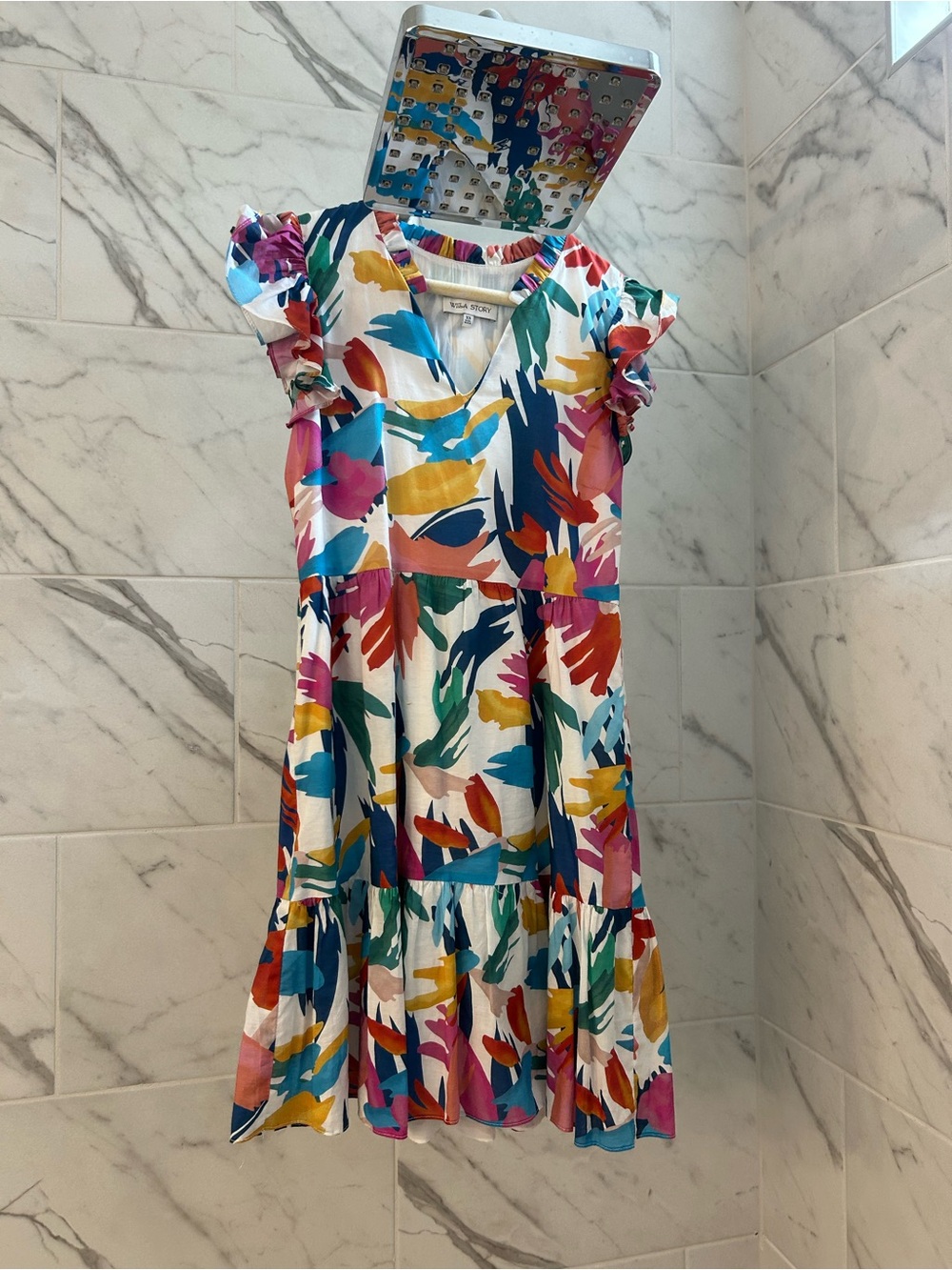 Multicolor Floral Print Dress